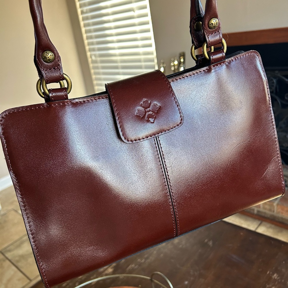 Patricia Nash Rienzo satchel shoulder bag purse leather - Picture 2 of 11